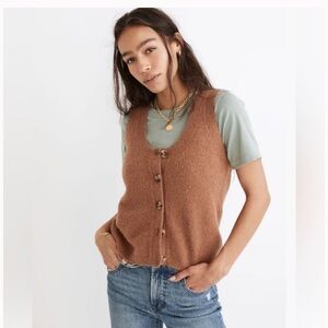 Madewell Kneale Button Up Sweater Vest